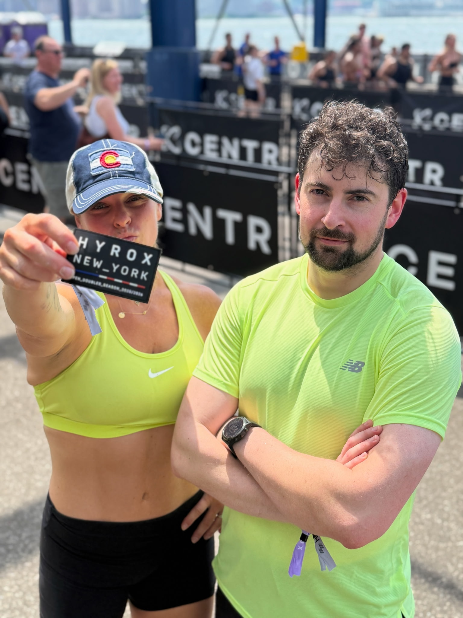 HYROX athletes at an event